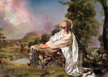 クリスチャン・イエス Painting - イエス・ビジランカ 宗教的キリスト教徒